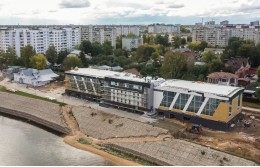 В Твери завершается строительство гребной базы на реке Тверца